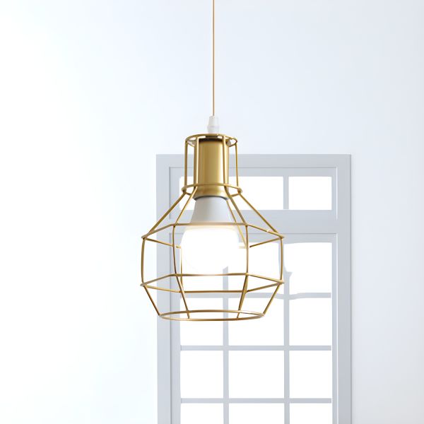 1 Bulb Pendant Lamp Loft Coffee Hanging Light Fixture With Bottle Frame Metallic Shade In Gold A Lighting - Bulb Pendant Ceiling Light 1 Bulb Pendant Lamp Loft Coffee Hanging Light Fixture With Bottle Frame Metallic Shade In Gold A Lighting - Bulb Pendant Ceiling Light