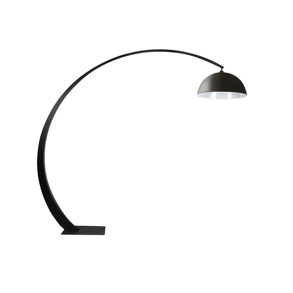 Kayd 92-inch Arc 5-light Dome Shade Metal Floor Lamp Black main image 1